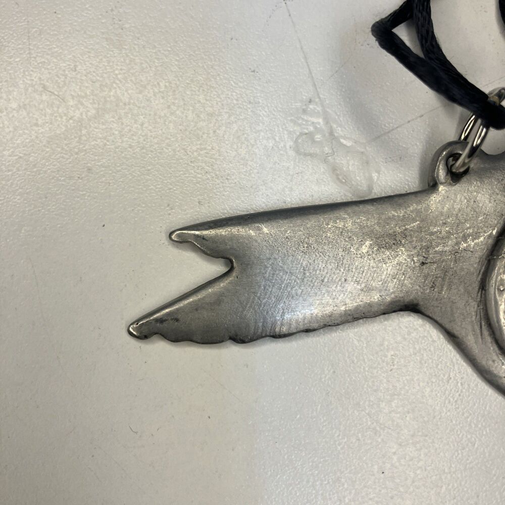 VTG Seagull Silver Metal Necklace 3”x2” - Picture 7 of 10